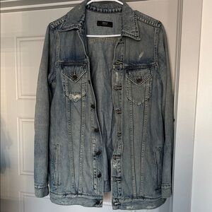 ABLE Denim Jacket with Distressed Details